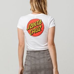 *SOLD on Mercari* Santa Cruz White T-Shirt